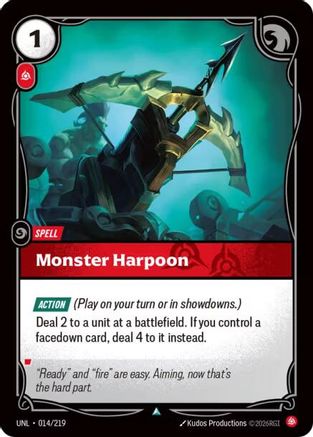 Monster Harpoon (UNL-014) (Foil)