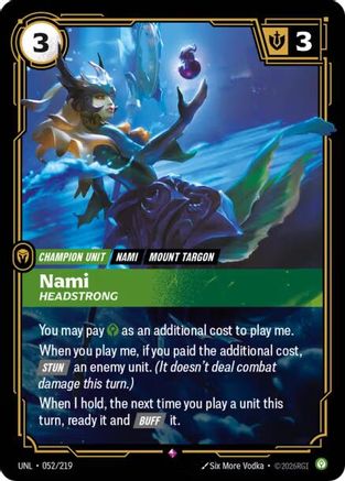 Nami - Headstrong (UNL-052) (Foil)