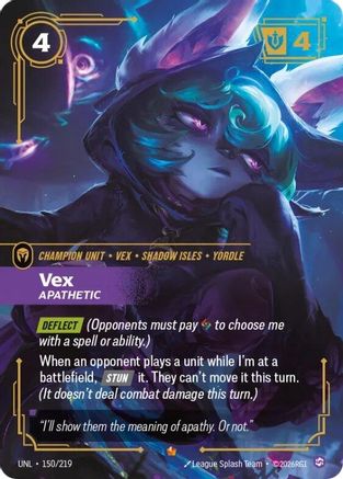 Vex - Apathetic (UNL-150) (Foil)