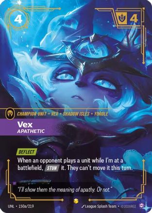 Vex - Apathetic (Alternate Art) (UNL-150a) (Foil)