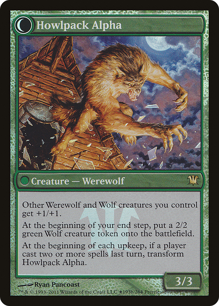 Mayor of Avabruck // Howlpack Alpha (PRE-193★) (Foil)