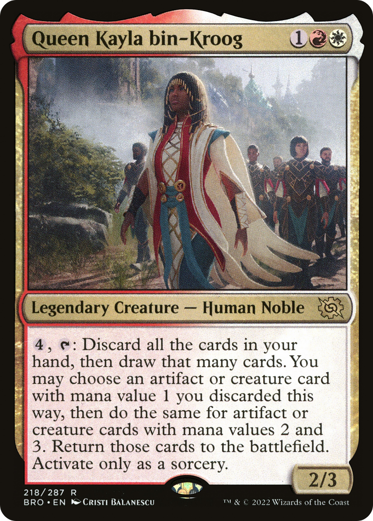 Queen Kayla bin-Kroog (BRO-218) (Foil)