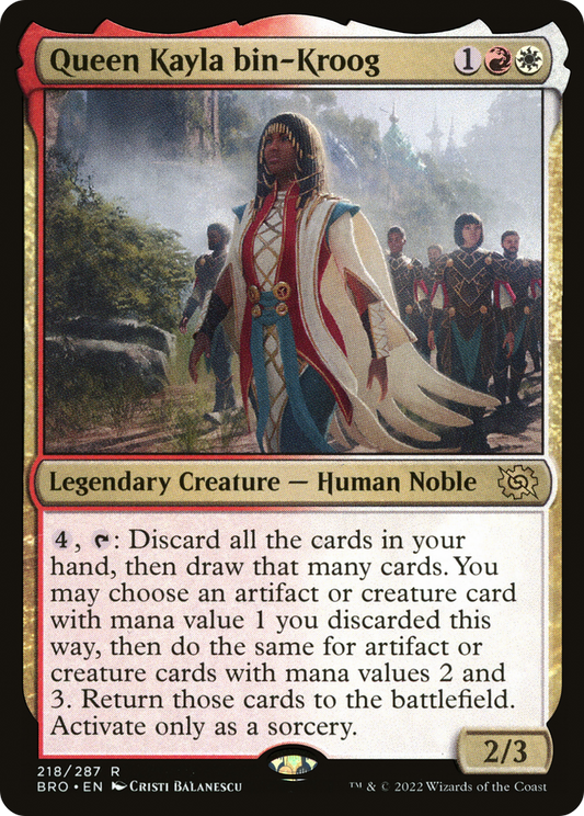 Queen Kayla bin-Kroog (BRO-218) (Foil)