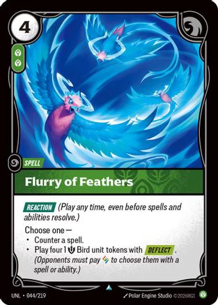 Flurry of Feathers (UNL-044) (Foil)