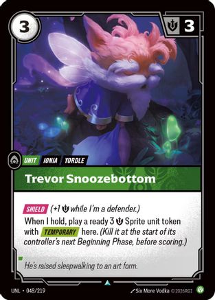 Trevor Snoozebottom (UNL-048) (Foil)