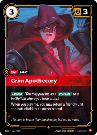 Grim Apothecary (UNL-021) (Foil)