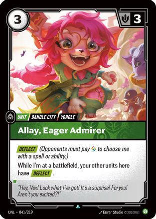 Allay, Eager Admirer (UNL-041) (Foil)