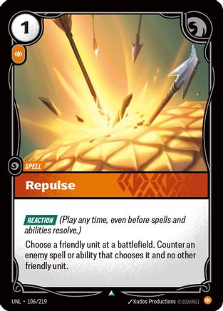Repulse (UNL-106) (Foil)