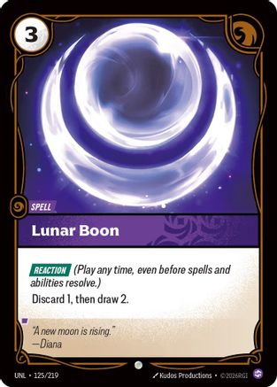Lunar Boon (UNL-125)