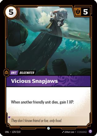 Vicious Snapjaws (UNL-129) (Foil)