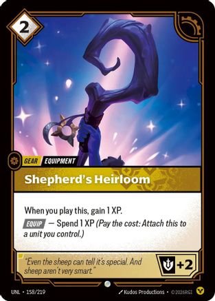 Shepherd's Heirloom (UNL-158)