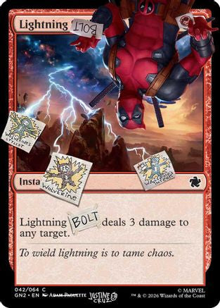 Lightning Bolt (042) (SLD-042) (Foil)