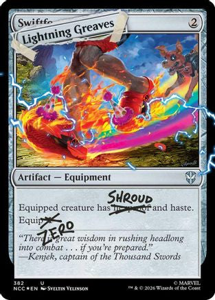 Lightning Greaves (382) (Pool Party Foil) (SLD-382)