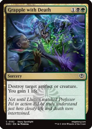 Grapple with Death (SOS-192) (Foil)