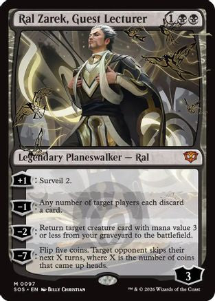 Ral Zarek, Guest Lecturer (SOS-097) (Foil)