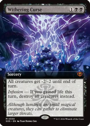Withering Curse (Extended Art) (SOS-330) (Foil)