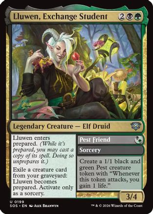 Lluwen, Exchange Student (SOS-199)
