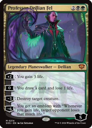 Professor Dellian Fel (SOS-214) (Foil)
