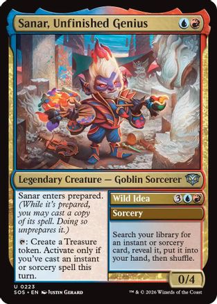 Sanar, Unfinished Genius (SOS-223)