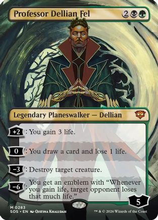 Professor Dellian Fel (Borderless) (SOS-283) (Foil)