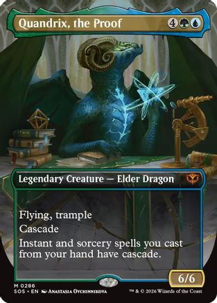 Quandrix, the Proof (Borderless) (SOS-286) (Foil)