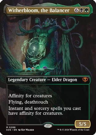 Witherbloom, the Balancer (Borderless) (SOS-288) (Foil)