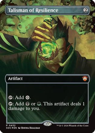 Talisman of Resilience (Borderless) (SOC-432) (Foil)