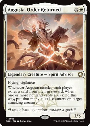Augusta, Order Returned (SOC-011)