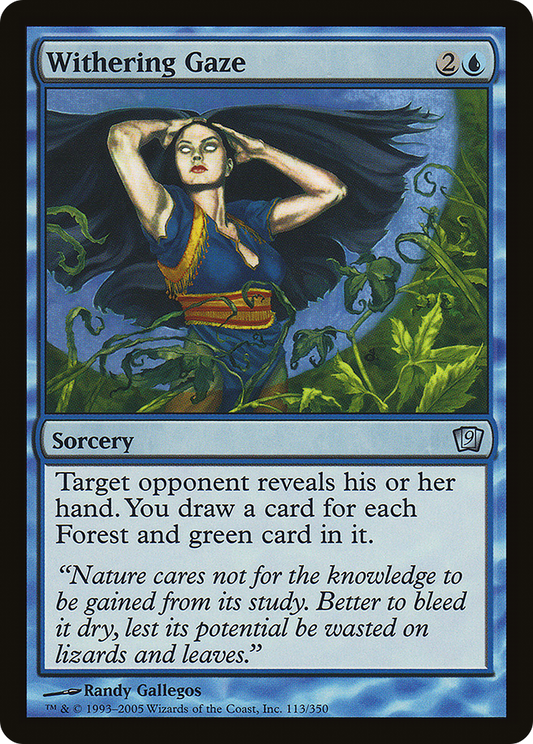 Withering Gaze (9ED-113★) (Foil)