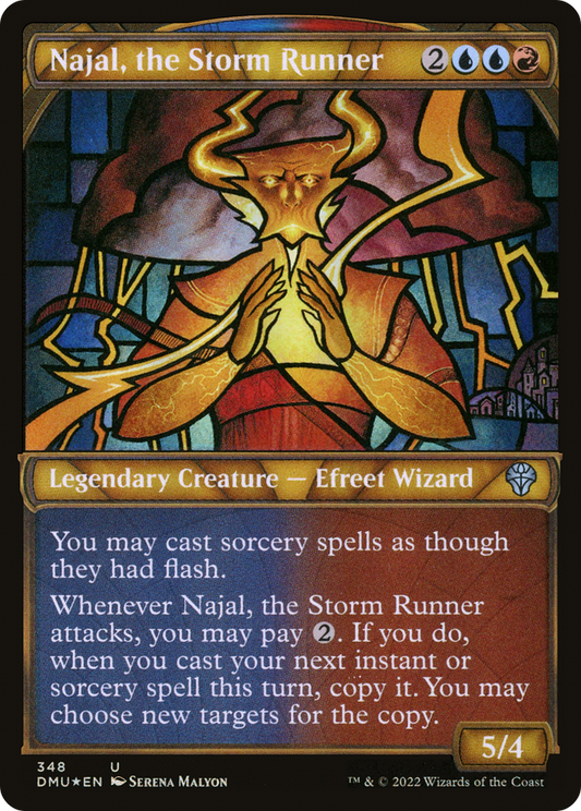Najal, the Storm Runner (DMU-348) (Showcase) (Textured Foil)