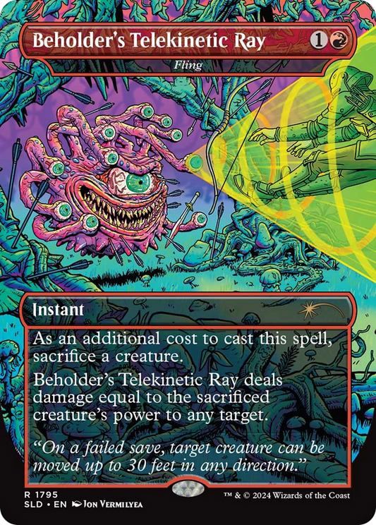 Beholder's Telekinetic Ray / Fling (SLD-1795) (Borderless)