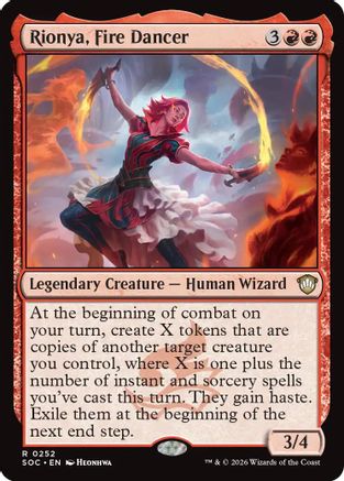 Rionya, Fire Dancer (SOC-252)