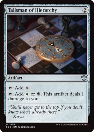 Talisman of Hierarchy (SOC-358)