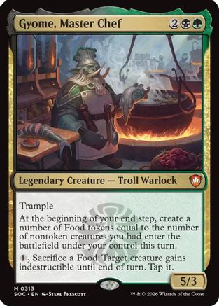 Gyome, Master Chef (SOC-313)