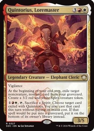 Quintorius, Loremaster (SOC-327)
