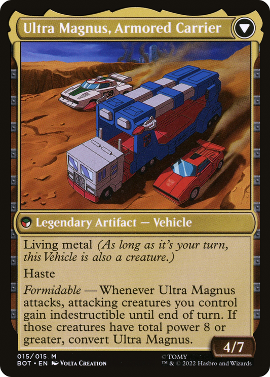 Ultra Magnus, Tactician // Ultra Magnus, Armored Carrier (BOT-015) (Foil)