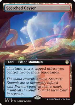 Scorched Geyser (Extended Art) (SOC-102)