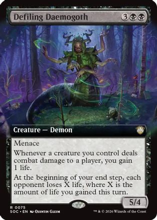 Defiling Daemogoth (Extended Art) (SOC-075)