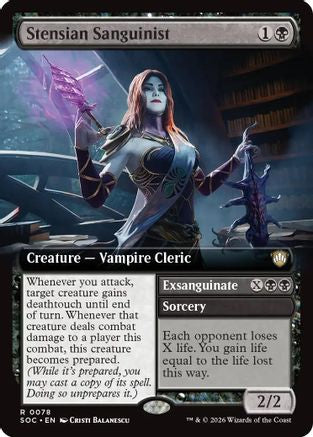 Stensian Sanguinist (Extended Art) (SOC-078)