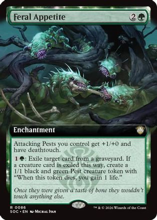 Feral Appetite (Extended Art) (SOC-086)