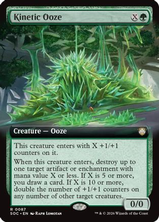 Kinetic Ooze (Extended Art) (SOC-087)