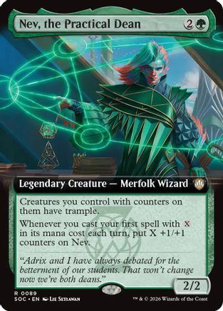Nev, the Practical Dean (Extended Art) (SOC-089)