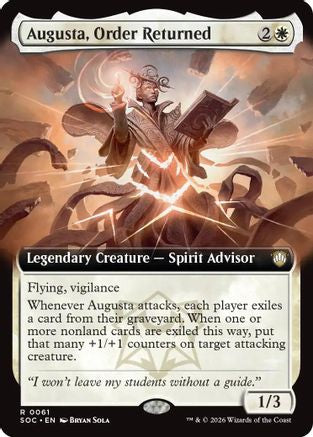 Augusta, Order Returned (Extended Art) (SOC-061)