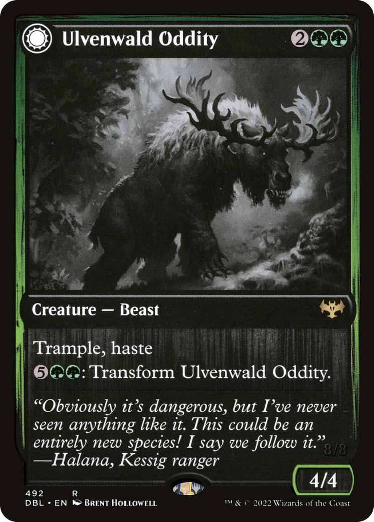 Ulvenwald Oddity // Ulvenwald Behemoth (DBL-492) (Foil)