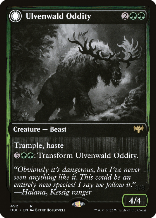 Ulvenwald Oddity // Ulvenwald Behemoth (DBL-492) (Foil)