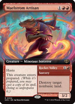 Maelstrom Artisan (Extended Art) (SOS-334) (Foil)