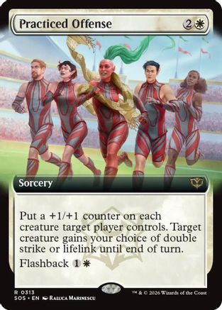 Practiced Offense (Extended Art) (SOS-313) (Foil)