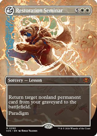 Restoration Seminar (Borderless) (SOS-290)