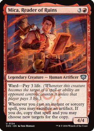 Mica, Reader of Ruins (SOS-124) (Foil)