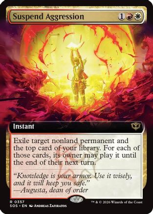 Suspend Aggression (Extended Art) (SOS-357)